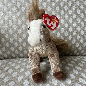 Ty Filly horse beanie baby. DOB 7/16/2002